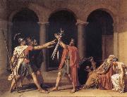 The Oath of the Horatii Jacques-Louis  David